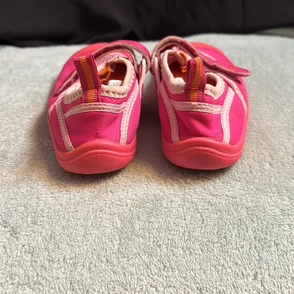 Champion pink water shoes, size large 9/10